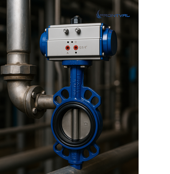 Válvula Borboleta com Atuador Pneumático: Agilidade e Automação no Controle de Fluxo Válvula Borboleta com Atuador Pneumático: Agilidade e Automação no Controle de Fluxo